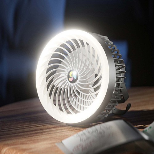 Ventilador De Acampamento De 1200 Mah Alimentado Por Ventila