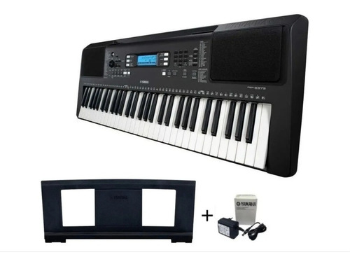 Teclado Arranjador Psr-e373 Preto Yamaha + Fonte Bivolt
