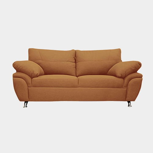 Love Seat Africa Tela Curri Marron - Inlab Muebles