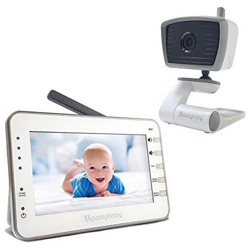 Moonybaby Monitor Lcd De Video Grande De 4,3 Pulgadas Con Si