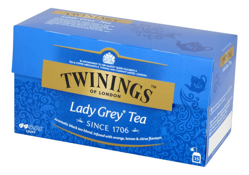 Te Twinings Lady Grey Tea Saquitos Importado 25 Und