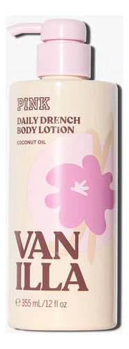 Hidratante de vainilla Pink Victoria's Secret, 355 ml, fragancia de vainilla que se empapa todos los días