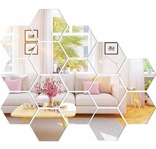 Bbto 15 Pieces Mirror Sheets Flexible Non Glass Mirror Plas