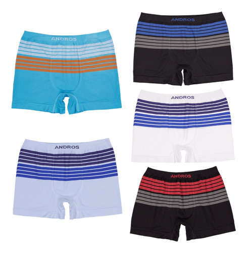 Pack X3 Calzoncillo Boxer Andros Microfibra A. 5245 T. S-xxl