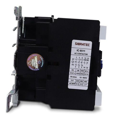 Contator Tripolar Ic6511 65a 1na+1nf Bobina 380vca