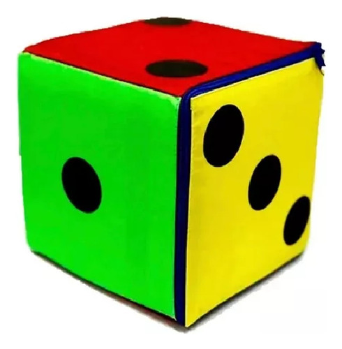 Dado Didáctico De Puntos 20 Cm Hule Espuma