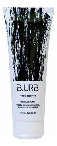Máscara Facial Preta - Skin Detox Com Ácido Hialurônico Burb