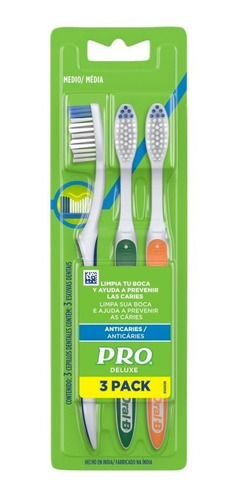 Cepillo Dental Pro Deluxe X 3 Unidades Oral-b