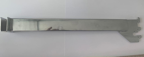 Imagen 5 de 6 de Colgador P/ Cremallera Recto Tipo U Y Barra De 80 Cms Cromo