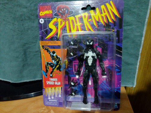 Spider-man Symbiote Marvel Legends Original Mide 15 Cm (Usado)