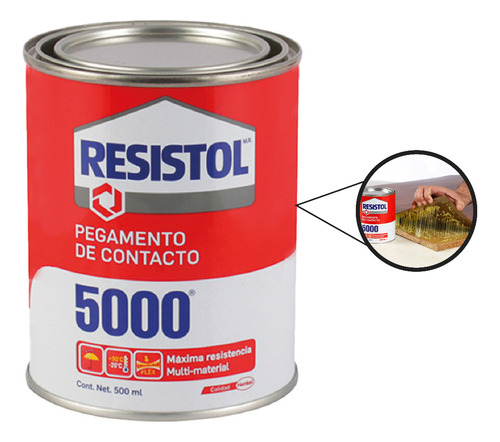 Resistol 5000, Pegamento De Contacto, 500 Ml