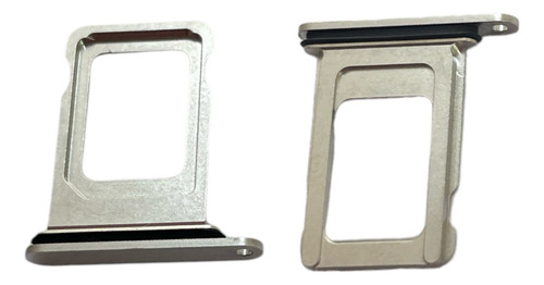 Bandeja Porta Sim Compatible Con Iphone 12 Pro A2407 Plateado