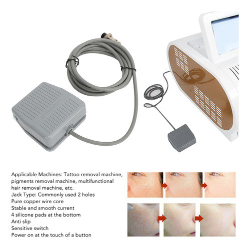 Pedal Láser De Repuesto Para Máquina De Depilación, Conector