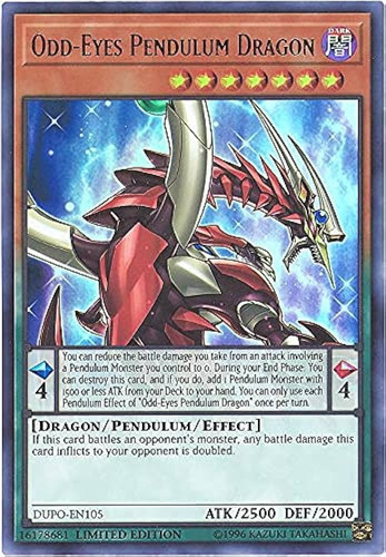 Odd-eyes Pendulum Dragon  - Ultra Rare     Dupo