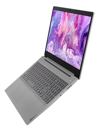 Notebook Lenovo IdeaPad 15ITL05 platinum grey 15.6", Intel Core i3 1115G4 8GB de RAM 256GB SSD, Intel UHD Graphics Xe G4 48EUs 1366x768px Windows 11 Home