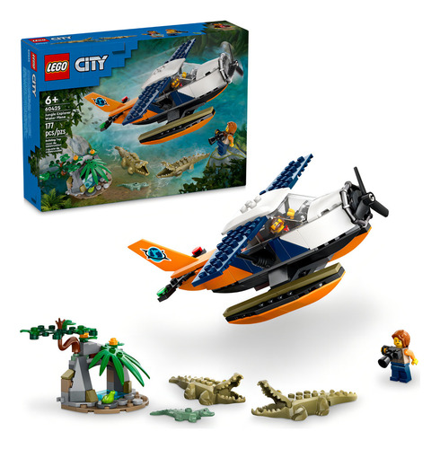Lego City Exploradores De La Jungla: Hidroavion 60425 - Qr!