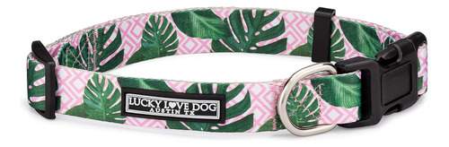 Lucky Love Dog, Collar De Perro Tropical Para Perros Machos,