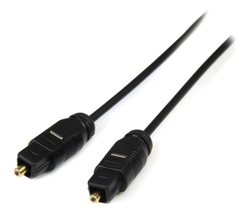 Cable De Audio Startech Thintos10 Toslink Audio Digital Spdif Delgado 3 M Negro