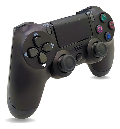 Controle Ps4 Manete Sem Fio Compatível Play 4 Imediato Cor Preto