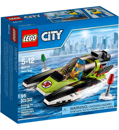 Todobloques Lego 60114 Lancha De Carreras
