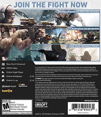 Videojuego Ubisoft Tom Clancy's Ghost Recon Breakpoint - Xbo