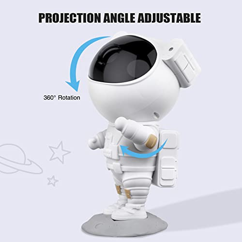 Proyector De Estrellas Con Luz Nocturna De Galaxia Astronaut White