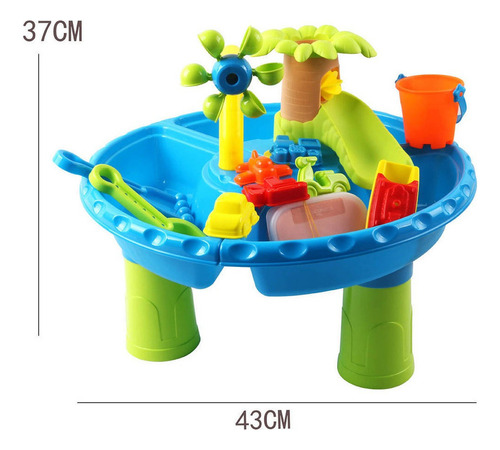 I 22 Piezas Mesa De Agua De Arena 4 En 1, Mesas De Juegos