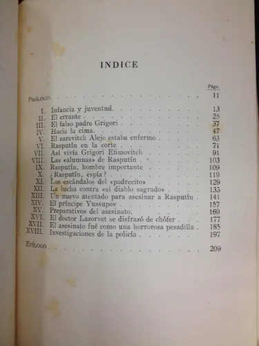 Rasputín - Luis De Castresana - Rusia - Biografía - 1955 (Usado)