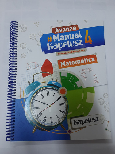 Avanza Matemática 4 Provincia Buenos Aires Kapelusz Pack X10