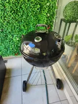 Comprar Parrilla A Carbón Móvil Humos Con Tapa 3 En 1 Negra Humos