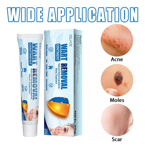 Creme Removedor De Verrugas Repara E Limpa A Pele