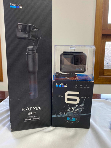 Gopro Hero 6 Black + Karma Grip + Cartão De Memória 128gb
