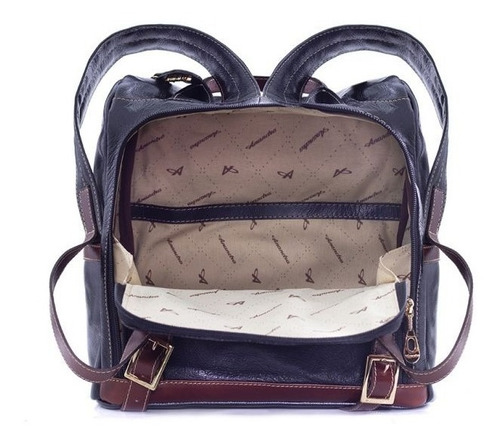 Bolsa Mochila Anandra Nete - Couro Legítimo!