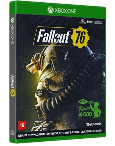 Fallout 76 Xbox One Mídia Física Novo Lacrado