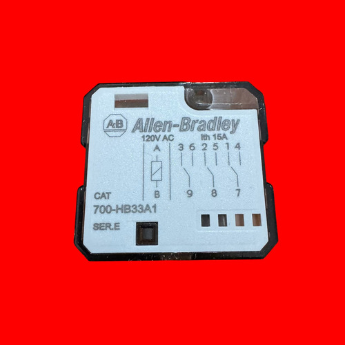 Allen Bradley 700-hb33a1 Ser. E 120vac 15a