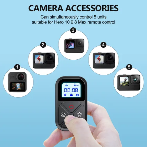 Mando A Distancia Para Gopro Hero 10 9 8 Max Con Soporte En