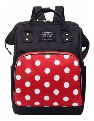 Mochila Maternal Minnie Y Mickey Mouse Gran Capacidad