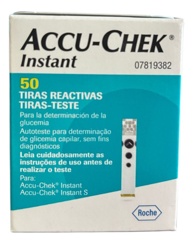 Accu Chek Instant Caja Con 50 Tiras Reactivas Roche