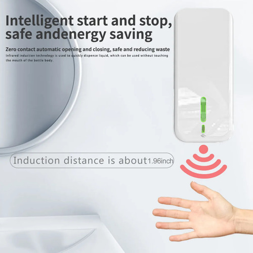 1500 Ml Menos Dispensador De Jabón Con Sensor Ir, Se Monta