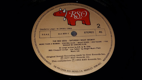 Bee Gees Woman In You Vinilo Maxi Spain 1983 Excelente (Usado)