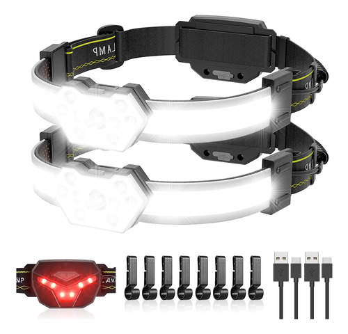 Linterna Frontal Led Recargable 1200 Lúmenes Marca Modelo Color De La Luz Color De La Linterna