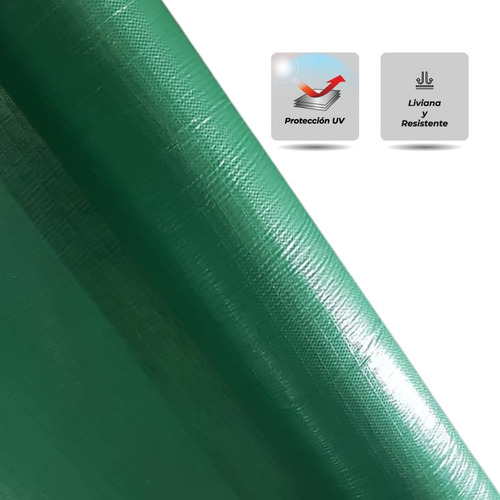 Rafia Cubre Cerco Verde Lona 1.90 X 25 Mts Sombra
