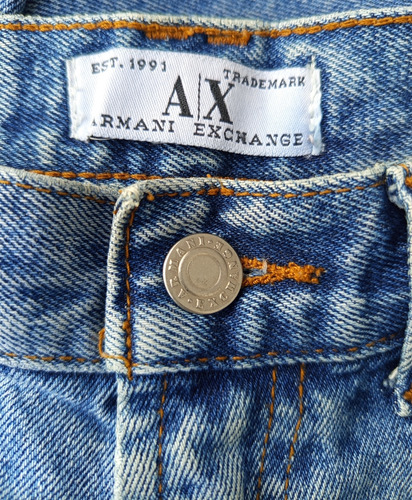 Pantalón Armani Exchange Jean Hombre Talle 34 (Usado)