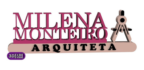 Enfeite Profissão Arquitetura Personalizado - Varias Cores