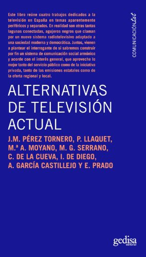 Libro Alternativas A La Televisión Actual De Jose Manuel Per