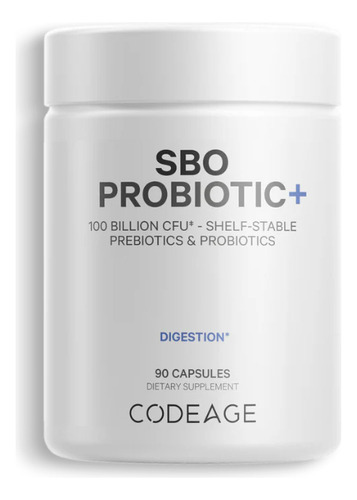 Codeage Sbo Probioticos + 100000 Millones De Ufc 90 Caps Sabor Sin Sabor