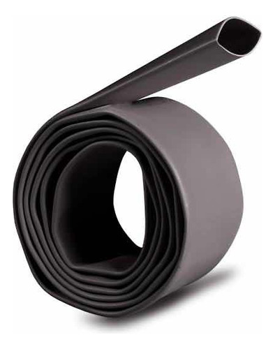 Rollo Termocontractil Thermofit Aislante 1/4 Negro 25mts