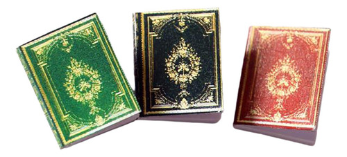 Juego De 6 Mini Libro De Casa De Muñecas Hecho A Mano 1/6