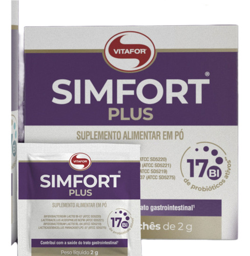 Simfort Plus 30 Sachês De 2g - Vitafor