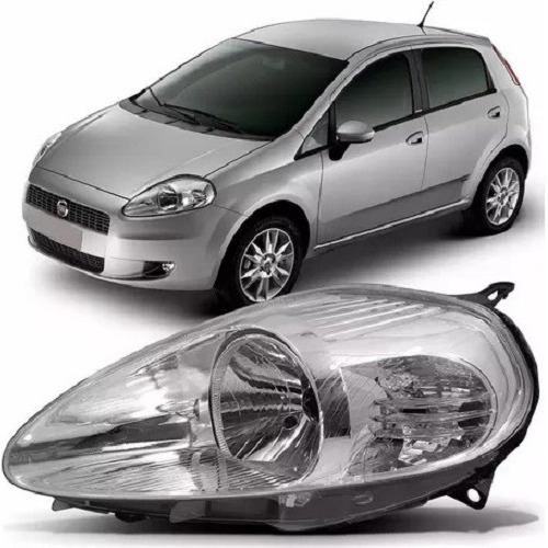 Optica Para Fiat Punto 2007 2008 2009 2010 2011 2012 Izq